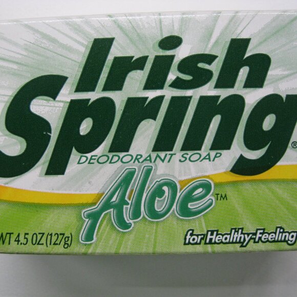 Vintage Irish Spring Original Scent Soap 5 oz 1 bar & Aloe in Box Made In USA - Picture 8 of 9